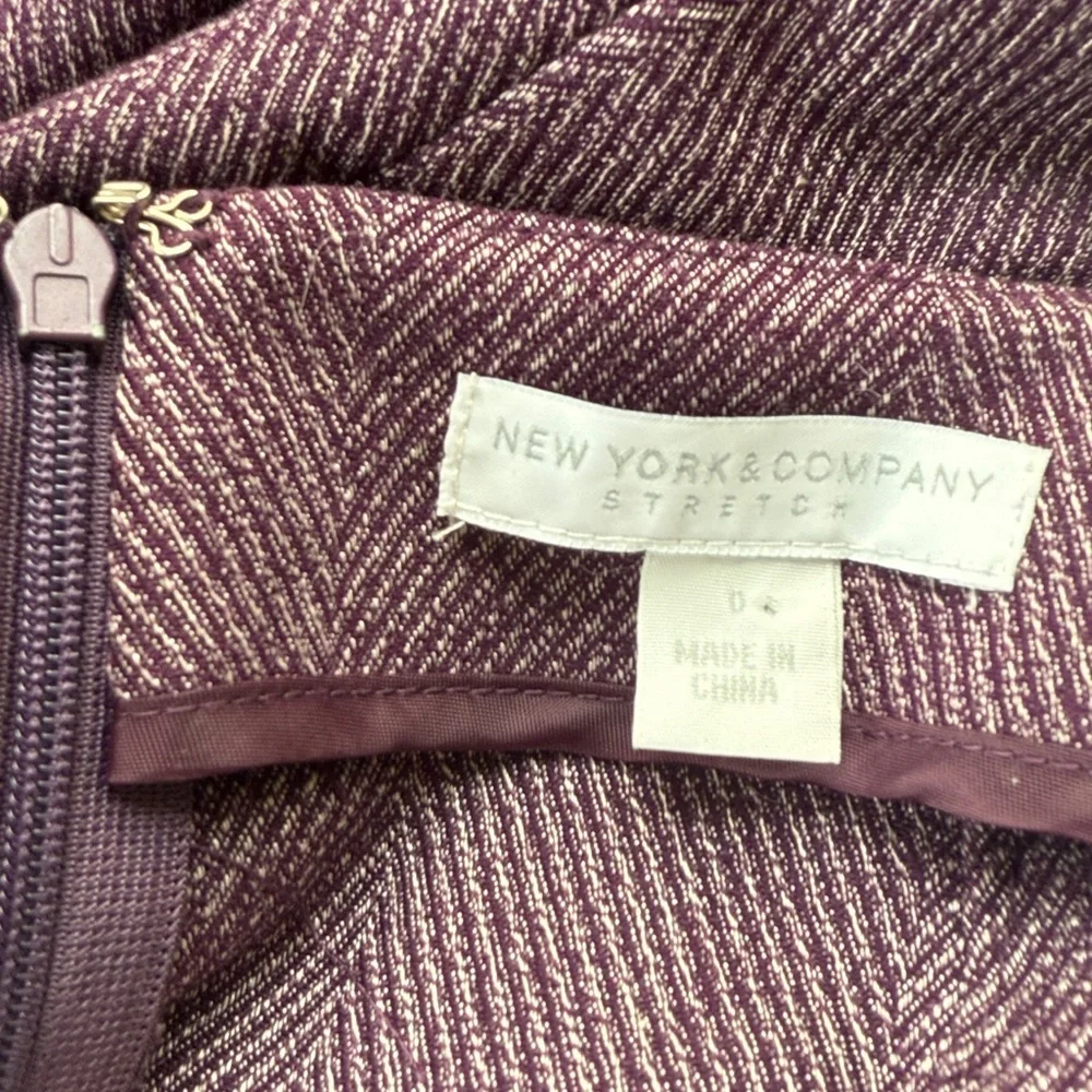 New York & Co Purple Skirt - Picture 4 of 6